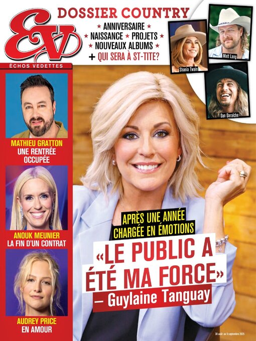 Title details for Échos Vedettes by TVA Publications Inc. - Available